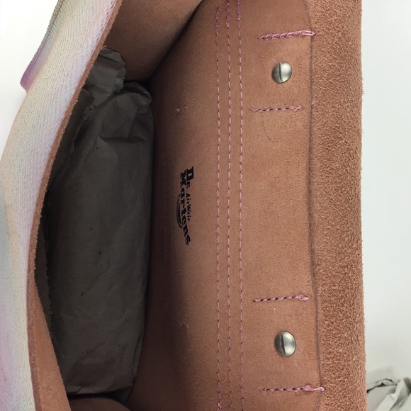 Dr. Martens Iridescent Pink Leather Mini Backpack - Picture 10 of 11